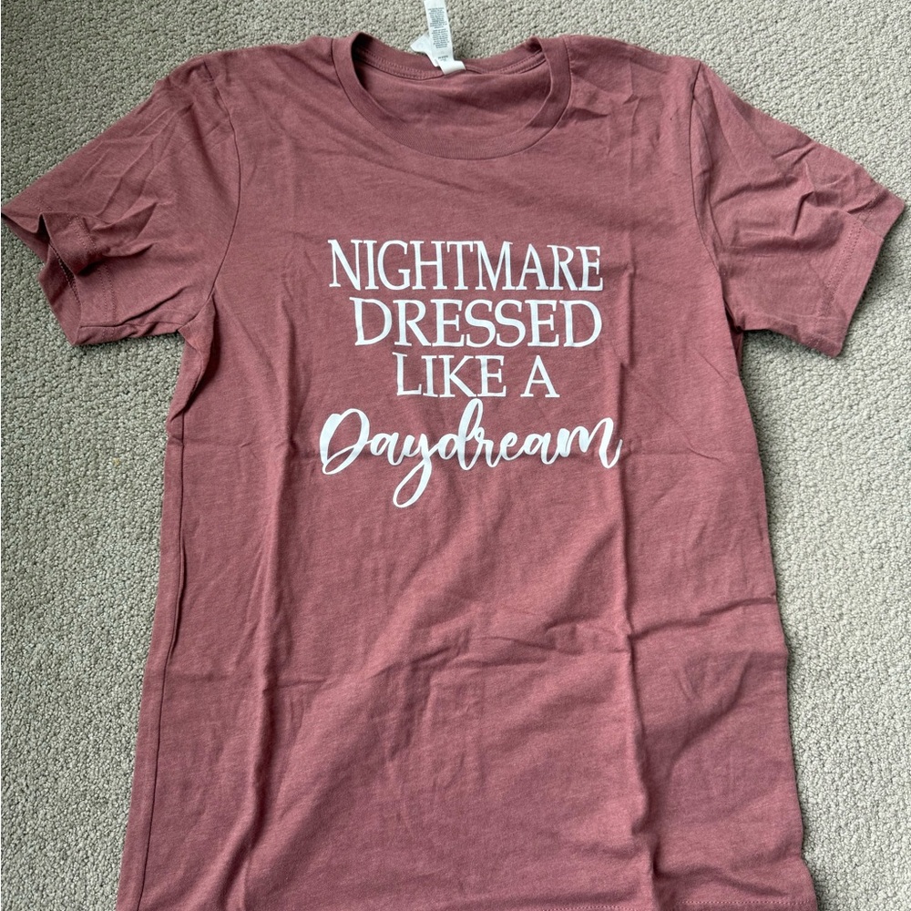Taylor Swift Slogan Mauve T-Shirt